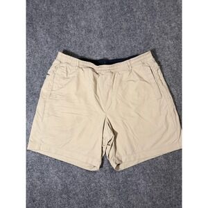 Birddogs Shorts Mens 2XL Beige Classic 7 Inch Lined Stretch Athletic Gym